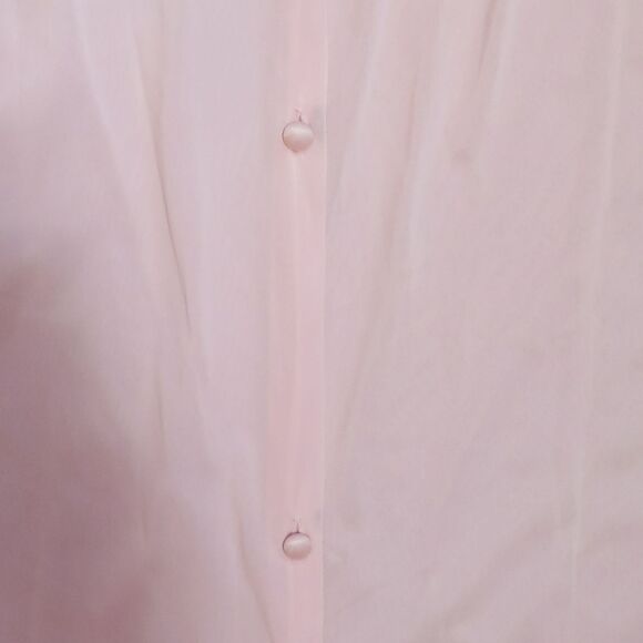Vanity Fair light pink nylon gown house coat robe L - Picture 4 of 10